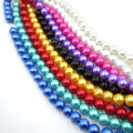 Wholesale Lot Natural Mixed-color Pearl Round Spacer Loose Bead 3MM 4MM 6MM 8MM 10MM 12MM 14MM 16MM